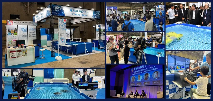 Scenes from the CEATEC 2024 Marine DX Pavilion